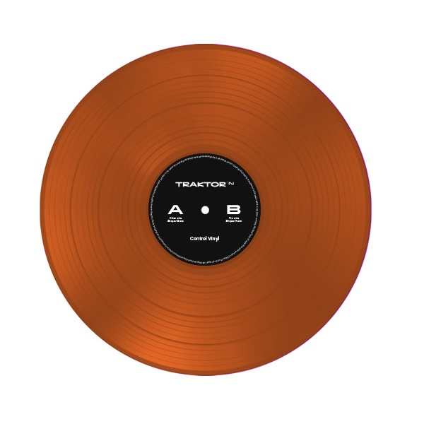 NATIVE INSTRUMENTS NI TRAKTOR CONTROL VINYL MK2 ORANGE TRAS