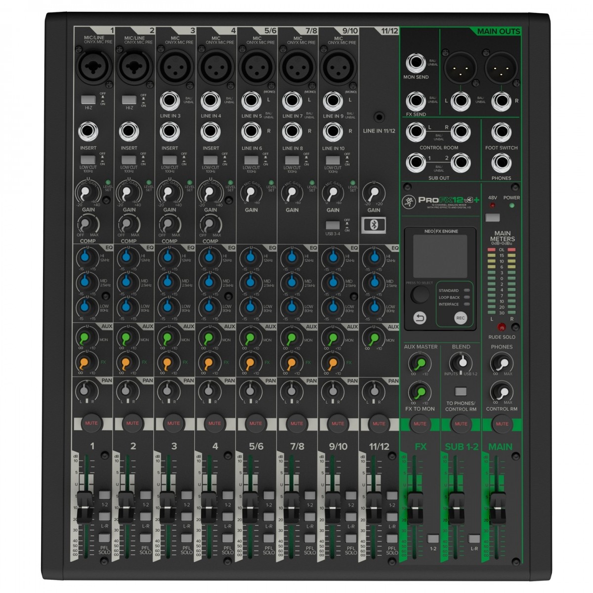 MACKIE PROFX12 V3+ MIXER PROFESSIONALE 1