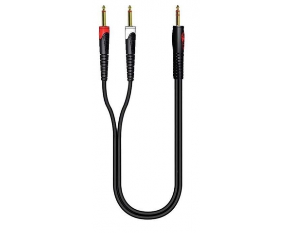 QUIK-LOK QUIKLOK RokSolid RKSA 120 5MT CAVO AUDIO DI SEGNALE 1 JACK STEREO - 2 RCA MASCHI