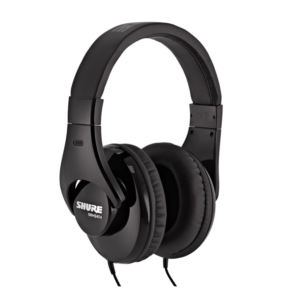 SHURE SRH240-A-BK CUFFIA UNIVERSALE CHIUSA PROFESSIONALE LIVE STUDIO DJ