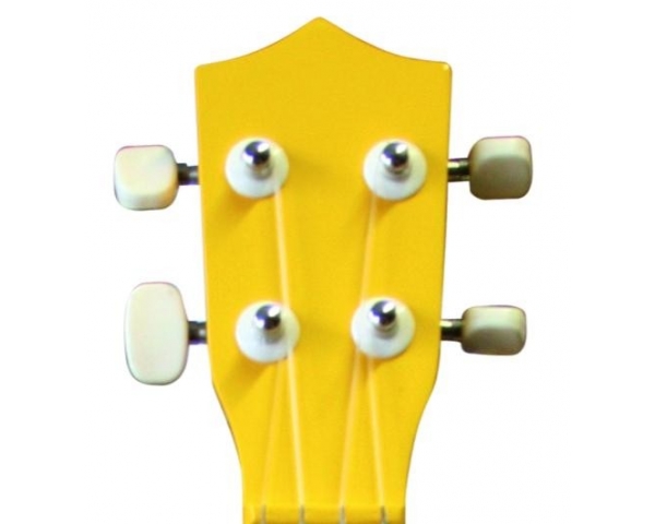 OLVEIRA UK20YW UKULELE CORDE PER BAMBINI MANICO IN LEGNO DURO - TASTIERA E PONTE IN PALISSANDRO - MECCANICHE CROMATE - COLORE YE