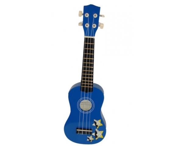 OLVEIRA UK20BL UKULELE 4 CORDE PER BAMBINI MANICO IN LEGNO DURO - TASTIERA E PONTE IN PALISSANDRO - MECCANICHE CROMATE - COLORE 
