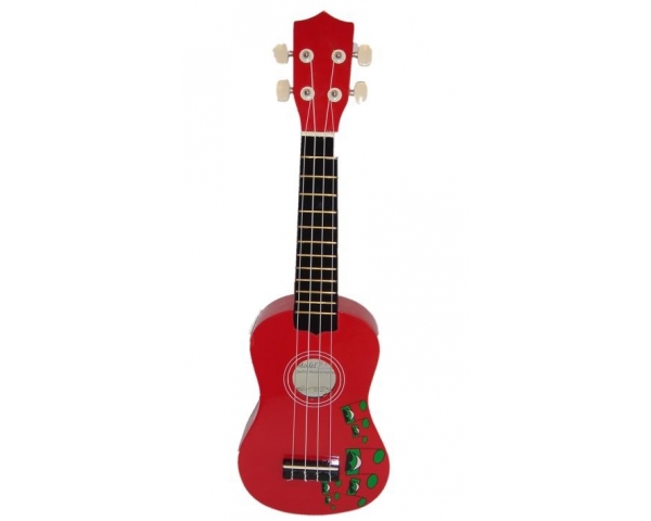 OLVEIRA UK20RD UKULELE CORDE PER BAMBINI MANICO IN LEGNO DURO - TASTIERA E PONTE IN PALISSANDRO - MECCANICHE CROMATE - COLORE RE