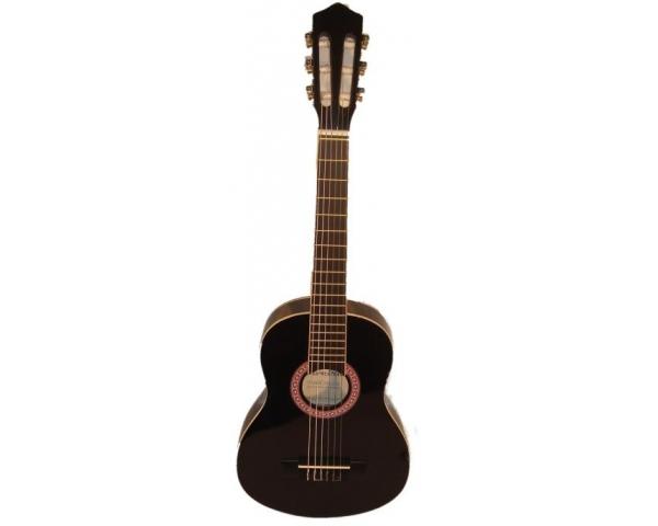 OLVEIRA CG30018BK CHITARRA CLASSICA RIDOTTA 1-8 TOP FONDO E FASCE IN TIGLIO-TASTIERA E PONTE IN ACERO-MANICO IN CATALPA-MECCANIC