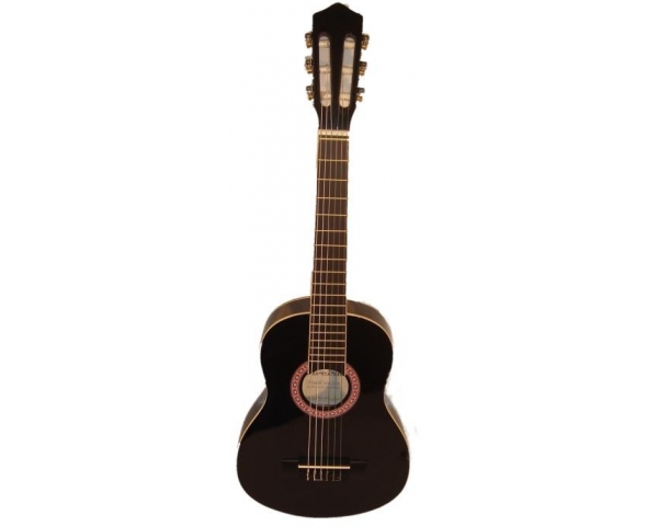 OLVEIRA CG30018BK CHITARRA CLASSICA RIDOTTA 1-8 TOP FONDO E FASCE IN TIGLIO-TASTIERA E PONTE IN ACERO-MANICO IN CATALPA-MECCANIC