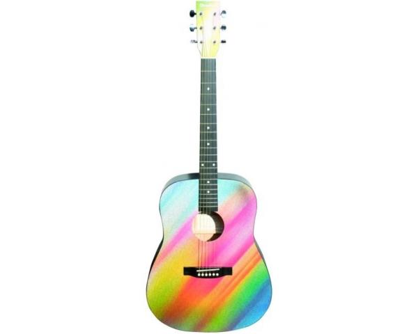 OLVEIRA AG330 CHITARRA ACUSTICA PROFESSIONALE 4-4 41" TOP FONDO E FASCE IN TIGLIO-MANICO TASTIERA E PONTE IN PALISSANDRO-MECCANI