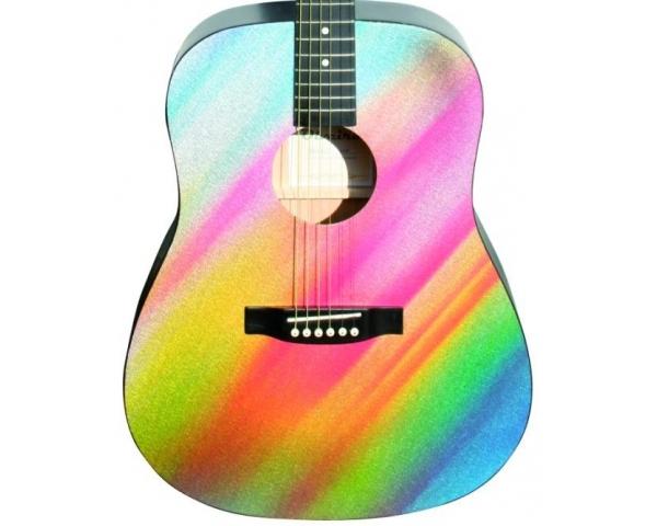 OLVEIRA AG330 CHITARRA ACUSTICA PROFESSIONALE 4-4 41" TOP FONDO E FASCE IN TIGLIO-MANICO TASTIERA E PONTE IN PALISSANDRO-MECCANI