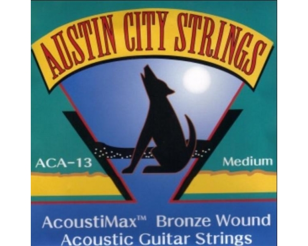 AUSTIN CITY STRINGS AUSTIN ACA13 MEDIUM CORDE CHITARRA ACUSTICA 13-56