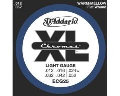 D'ADDARIO ECG25 CHROMES 12-52 PER CHITARRA ELETTRICA