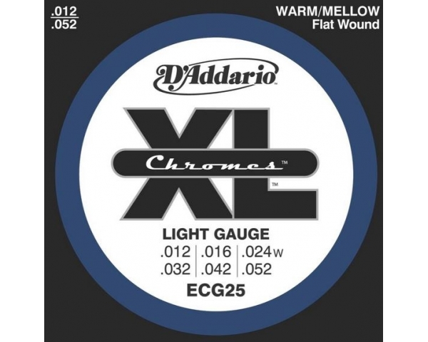 D'ADDARIO ECG25 CHROMES 12-52 PER CHITARRA ELETTRICA