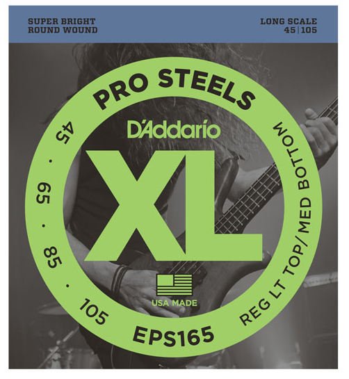 D'ADDARIO EPS165 CORDE PER BASSO
