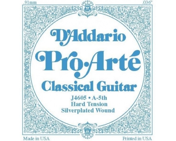 D'ADDARIO J4605 CORDA SINGOLA 5TH PER CHITARRA CLASSICA TENSIONE NORMALE