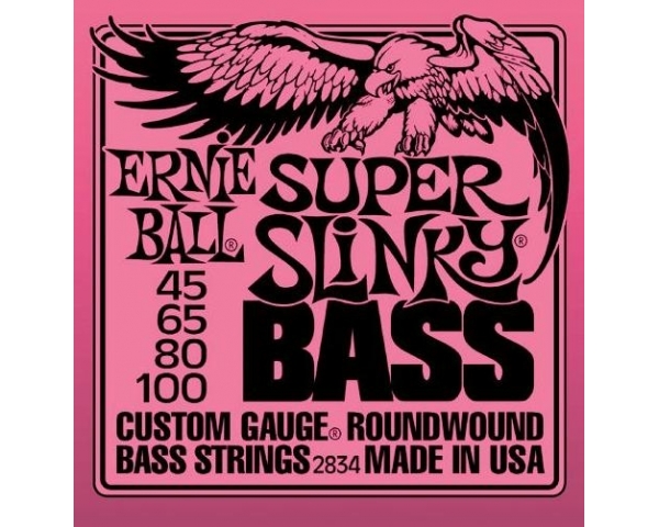 ERNIE BALL ERNIEBALL SUPER SLINKY BASS 2834 045-100 MUTA PER BASSO ELETTRICO