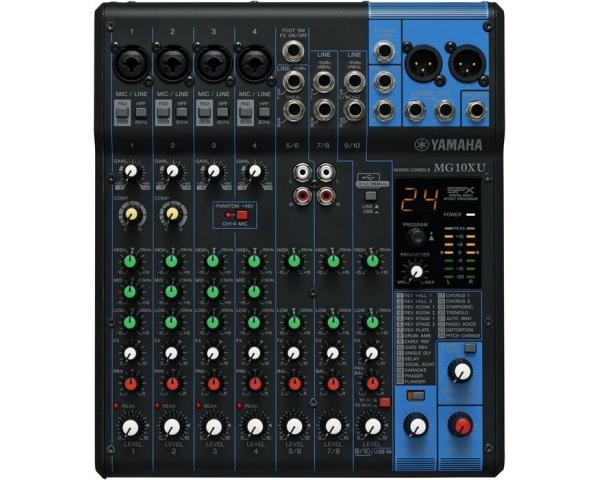 YAMAHA MG10XU MIXER 10 CANALI USB CON EFFETTI ALIMENTAZIONE PHANTOM