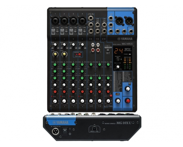 YAMAHA MG10XU MIXER 10 CANALI USB CON EFFETTI ALIMENTAZIONE PHANTOM