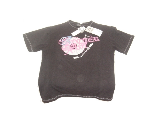 ROTTERDAM INDUSTRY ROTTERDAM MAGLIA T-SHIRT MANICA CORTA COLORE NERO DISEGNO DISCO MAGLIETTA SOTTOCOSTO