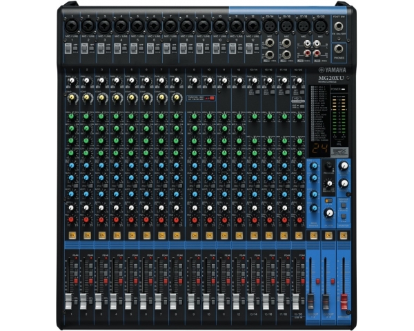 YAMAHA MG20XU MIXER USB 20 CANALI CON EFFETTI ALIMENTAZIONE PHANTOM