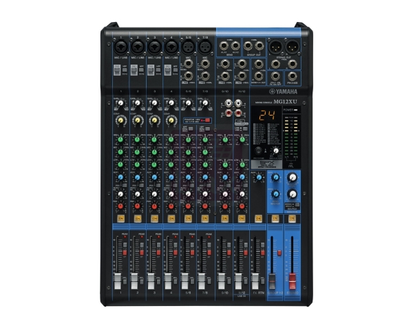 YAMAHA MG12XU MIXER USB CON EFFETTI 12 CANALI ALIMENTAZIONE PHANTOM