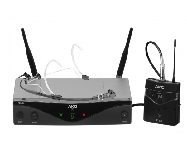 AKG ACOUSTIC AKG WMS420 SET BDA HEADWORN 530,025 RADIOMICROFONO AD ARCHETTO