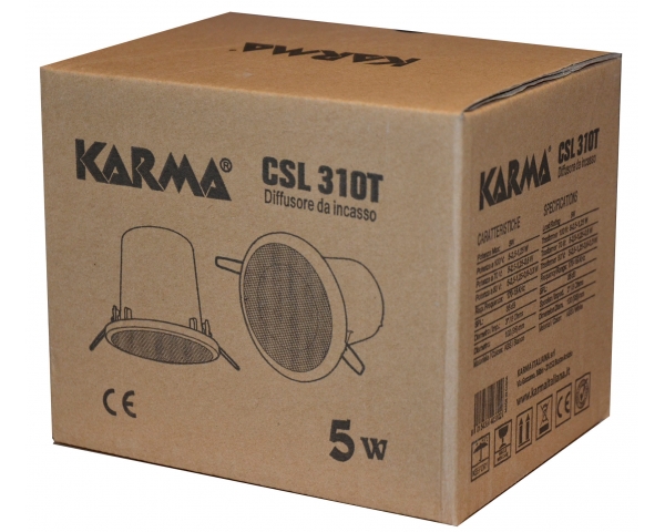 KARMA CSL310T DIFFUSORE DA INCASSO C-ALIM