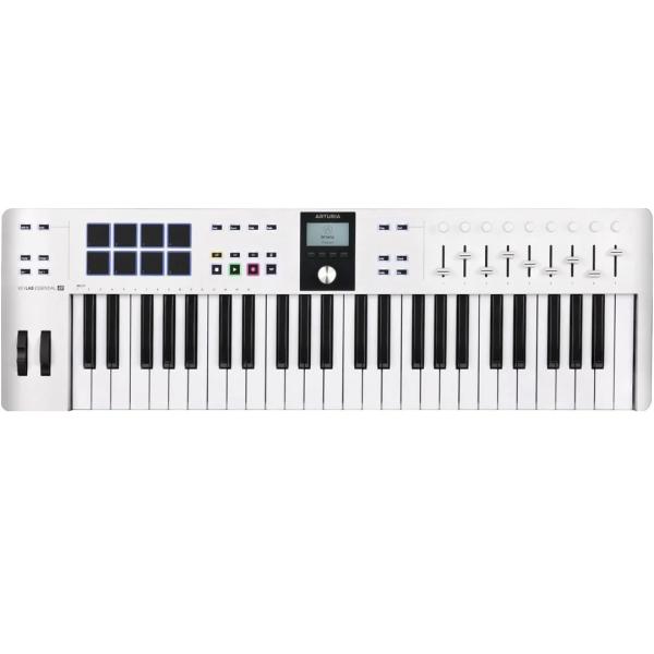 ARTURIA KEYLAB ESSENTIAL MK3 49 WHITE TASTIERA MASTER KEYBOARD MIDI USB 49 TASTI