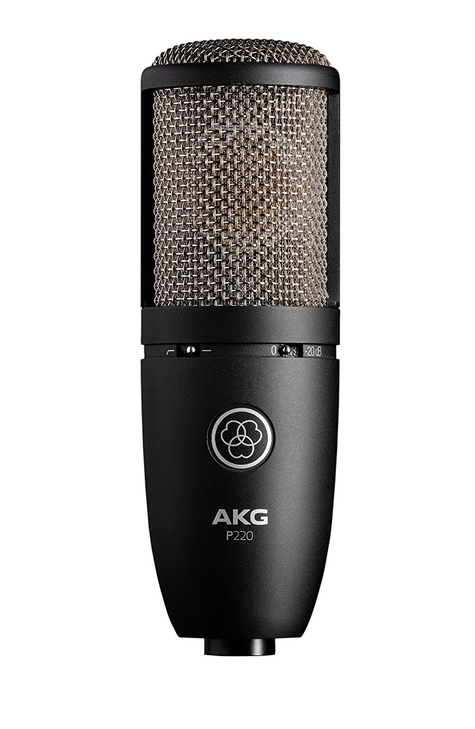 AKG ACOUSTIC AKG PERCEPTION P-220 MICROFONO A CONDENSATORE DA STUDIO A LARGO DIAFRAMMA VOCE CHITARRA OTTONI