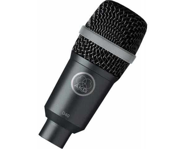 AKG ACOUSTIC AKG D40 MICROFONO DINAMICO CARDIOIDE PER BATTERIA PERCUSSIONI FIATI E AMPLIFICATORI PER STRUMENTI