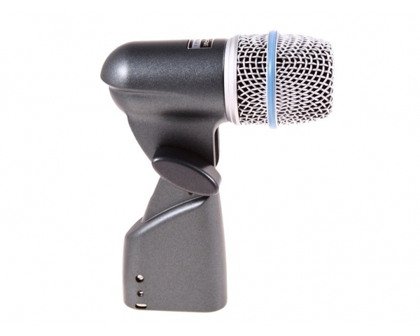 SHURE BETA56A MICROFONO DINAMICO SUPERCARDIOIDE PER BATTERIA TOM RULLANTE TIMPANO E STRUMENTI + ADATTATORE PER ASTA