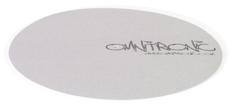 OMNITRONIC SLIPMAT PANNO ANTISTATICO COLORE SILVER