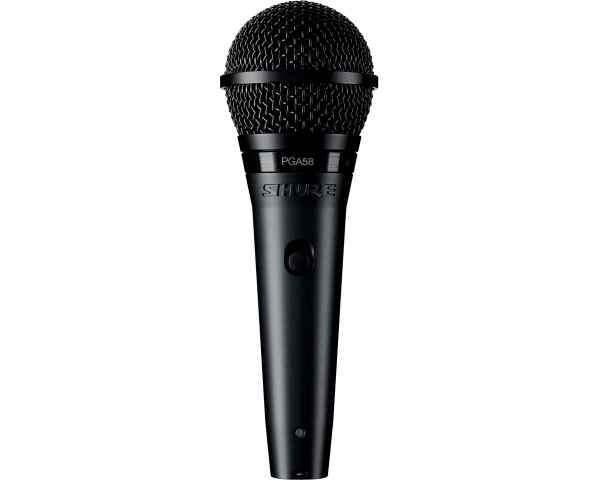 SHURE PGA58XLRE MICROFONO VOCE + CAVO XLR MASCHIO XLR FEMMINA 4,5MT 
