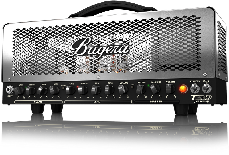 BUGERA T50-INFINIUM TESTATA VALVOLARE PER CHITARRA 50 WATT