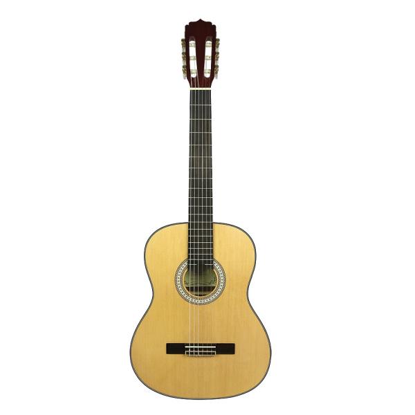 OLVEIRA ZC4 CHITARRA CLASSICA 4-4 TAVOLA 39" TOP ABETE FONDO-FASCE SAPELE MANICO NATO TASTIERA-PONTE PALISSANDRO MECCANICHE CROM