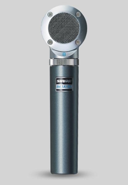 SHURE BETA 181-C MICROFONO CARDIOIDE A CONDENSATORE PER STRUMENTI CAPSULA INTERCAMBIABILE + CLIP PER MICROFONO + CUSTODIA + ANTI