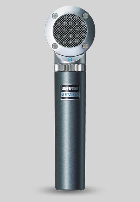 SHURE BETA 181-C MICROFONO CARDIOIDE A CONDENSATORE PER STRUMENTI CAPSULA INTERCAMBIABILE + CLIP PER MICROFONO + CUSTODIA + ANTI