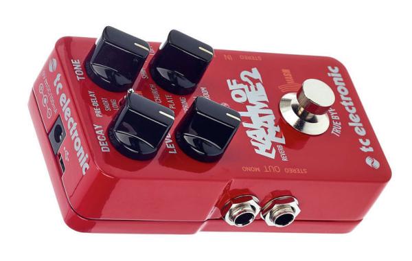 TC ELECTRONIC HALL OF FAME 2 RIVERBERO A PEDALE PER CHITARRA TRUE BYPASS TECNOLOGIA MASH + 3 SLOT TONEPRINT USB