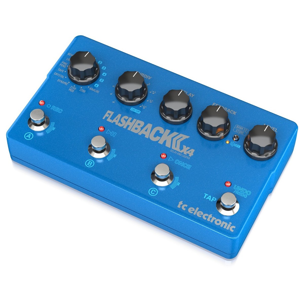 TC ELECTRONIC FLASHBACK DELAY 2 X4 EFFETTO DELAY DIGITALE E LOOPER MIDI USB TONEPRINT CON TECOLOGIA MASH