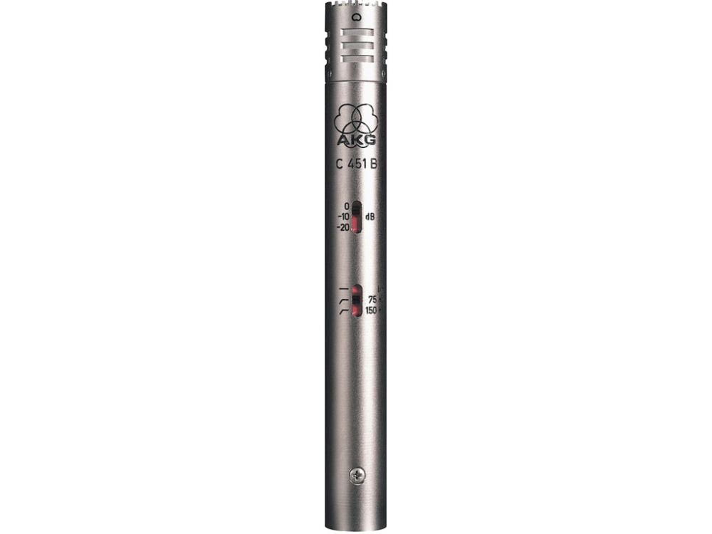 AKG ACOUSTIC AKG C451B MICROFONO A CONDENSATORE CARDIOIDE PER STRUMENTI