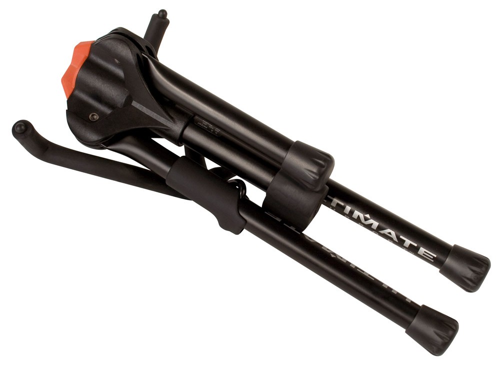 ULTIMATE SUPPORT GS55 STAND DA TERRA PROFESSIONALE SUPPORTO RIPIEGABILE PER CHITARRA BASSO UNIVERSALE