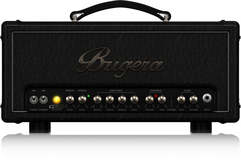 BUGERA G20-INFINIUM TESTATA VALVOLARE PER CHITARRA 20 WATT 2 CANALI 2 ECC83