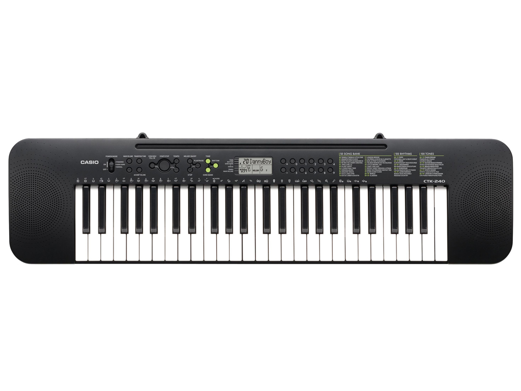CASIO CTK 240 TASTIERA PORTATILE 49 TASTI QUATTRO OTTAVE