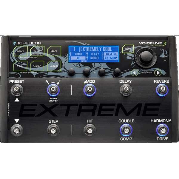 TC HELICON VOICELIVE 3 EXTREME REGISTRATORE VOCODER LOOPER PER CHITARRA E VOCE
