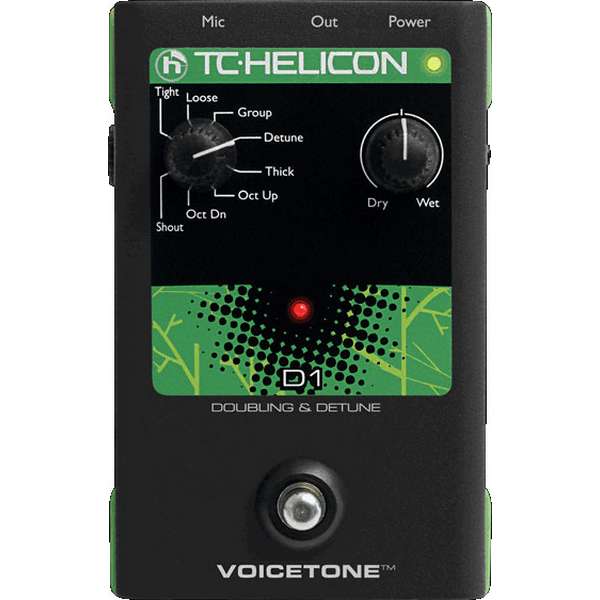 TC HELICON VOICETONE D1 EFFETTO DOUBLE E DETUNE PER VOCE