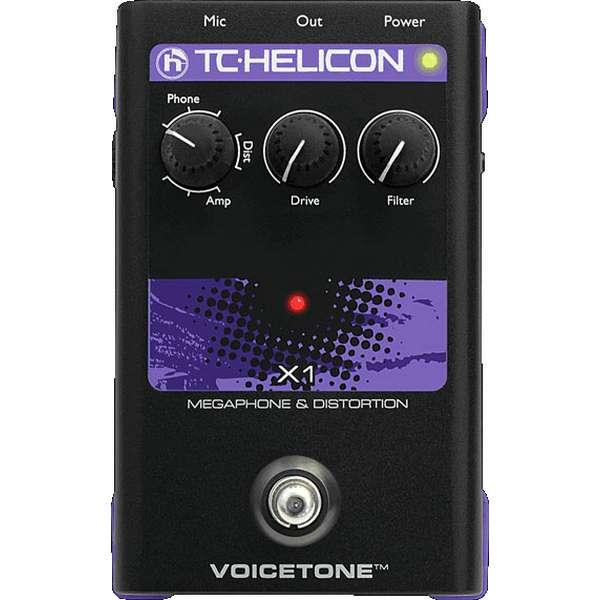 TC HELICON VOICETONE X1 PROCESSORE DI EFFETTI MEGAFONO E DISTORSIONE PER VOCE