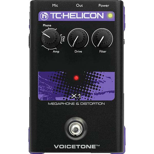 TC HELICON VOICETONE X1 PROCESSORE DI EFFETTI MEGAFONO E DISTORSIONE PER VOCE