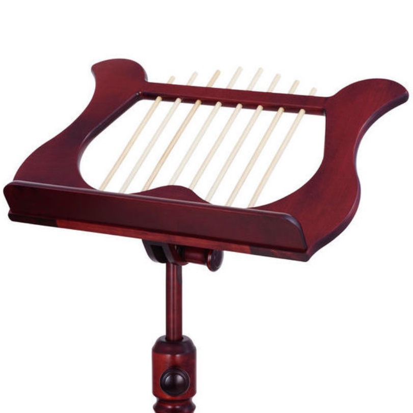 HORA LEGGIO LEGNO TAVOLA LIRA MADE IN EUROPE CORPO BARRA E CHIUSURE MOGANO REGOLABILE ALTEZZA E INCLINAZIONE