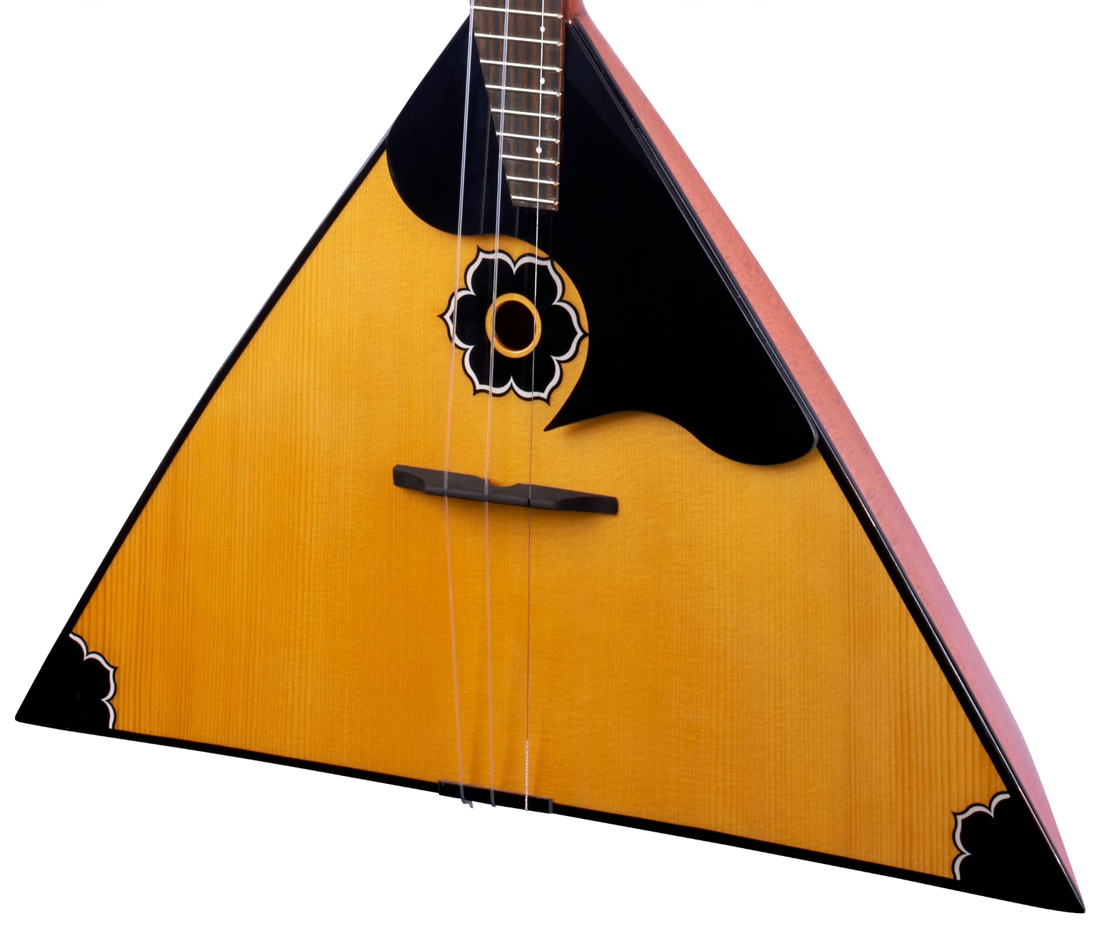 HORA PRIM BALALAIKA RUSSA SOPRANO 3 CORDE MADE IN EUROPE TOP ABETE MASSELLO CORPO ACERO MASSELLO MANICO FAGGIO TASTIERA PALISSAN