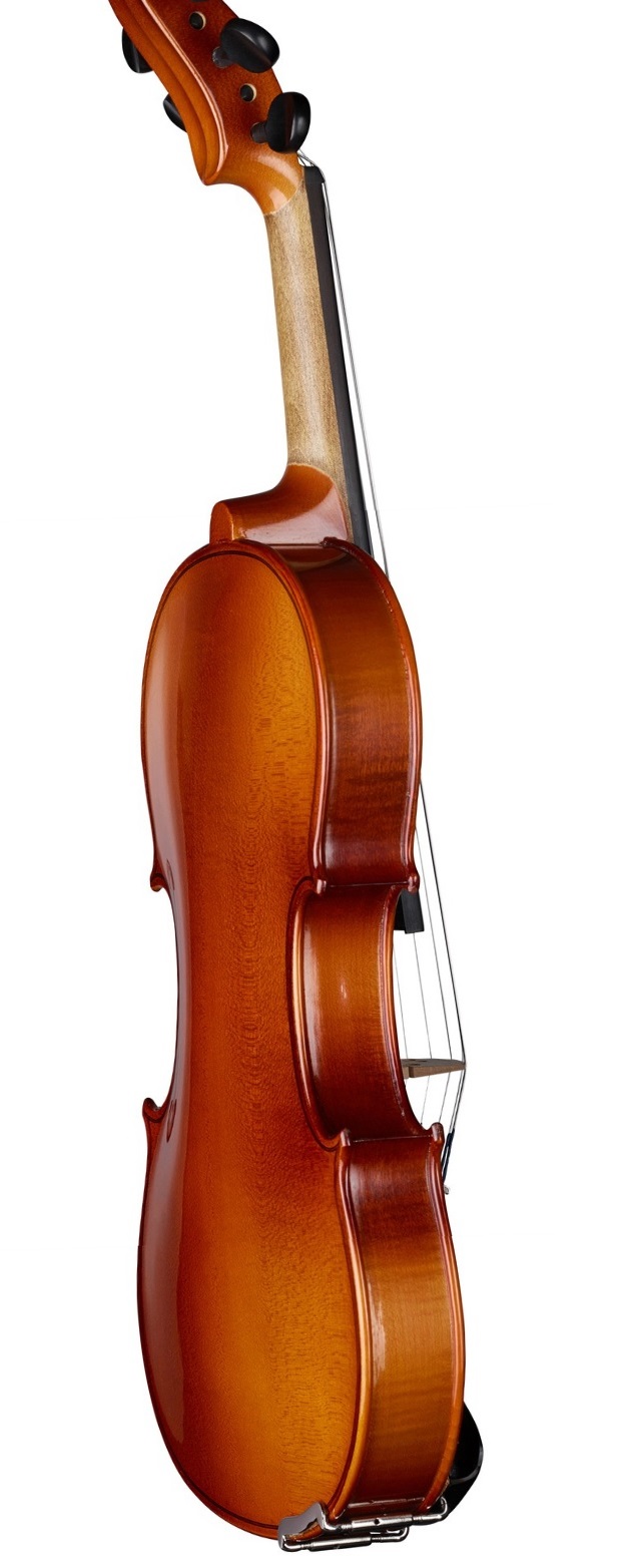 HORA VIOLA 16,5" ALL MADE IN EUROPE PONTE TELLER TEDESCO TOP ABETE MASSELLO FONDO-FASCE ACERO MASSELLO TASTIERA-PIROLI EBANO + C