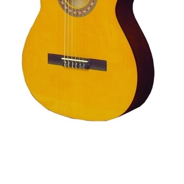 HORA CHITARRA CLASSICA 4-4 MADE IN EUROPE TOP ABETE MASSELLO MANICO ACERO TASTIERA PALISSANDRO FONDO FASCE LIME SCALA 650MM