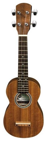 HORA UKULELE SOPRANO MADE IN EUROPE CORPO IN MOGANO MASSELLO TASTIERA IN PALISSANDRO ROSETTA DECORATA