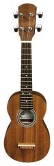 HORA UKULELE SOPRANO MADE IN EUROPE CORPO IN MOGANO MASSELLO TASTIERA IN PALISSANDRO ROSETTA DECORATA